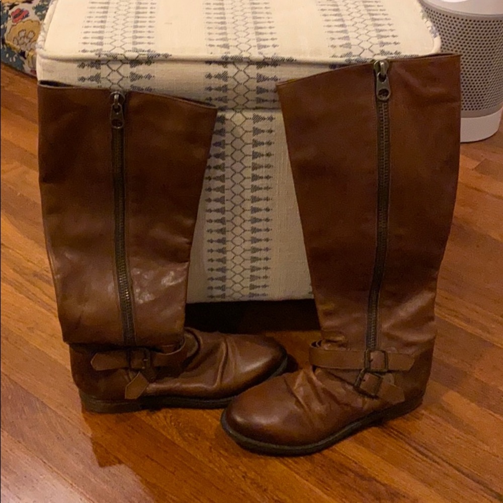 Leather Riding Boots